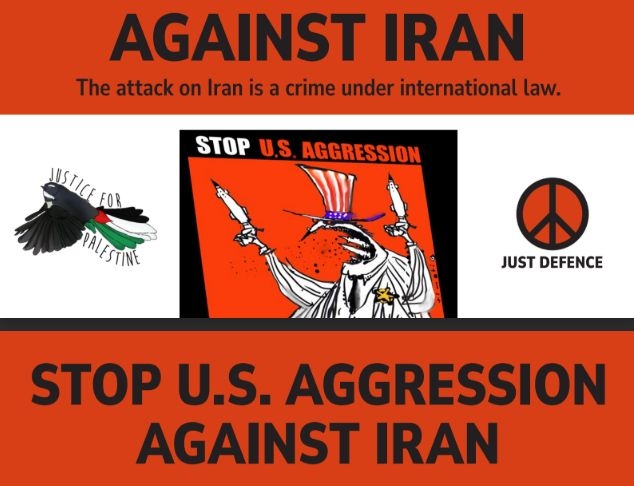 Protest Tuesday In Wellington : Stop US Aggression Against Iran