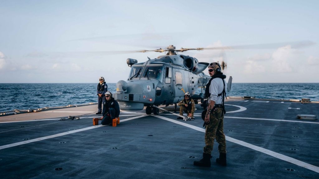 New Zealand Warship Links Up With UK Carrier Strike Group For Combined Operation