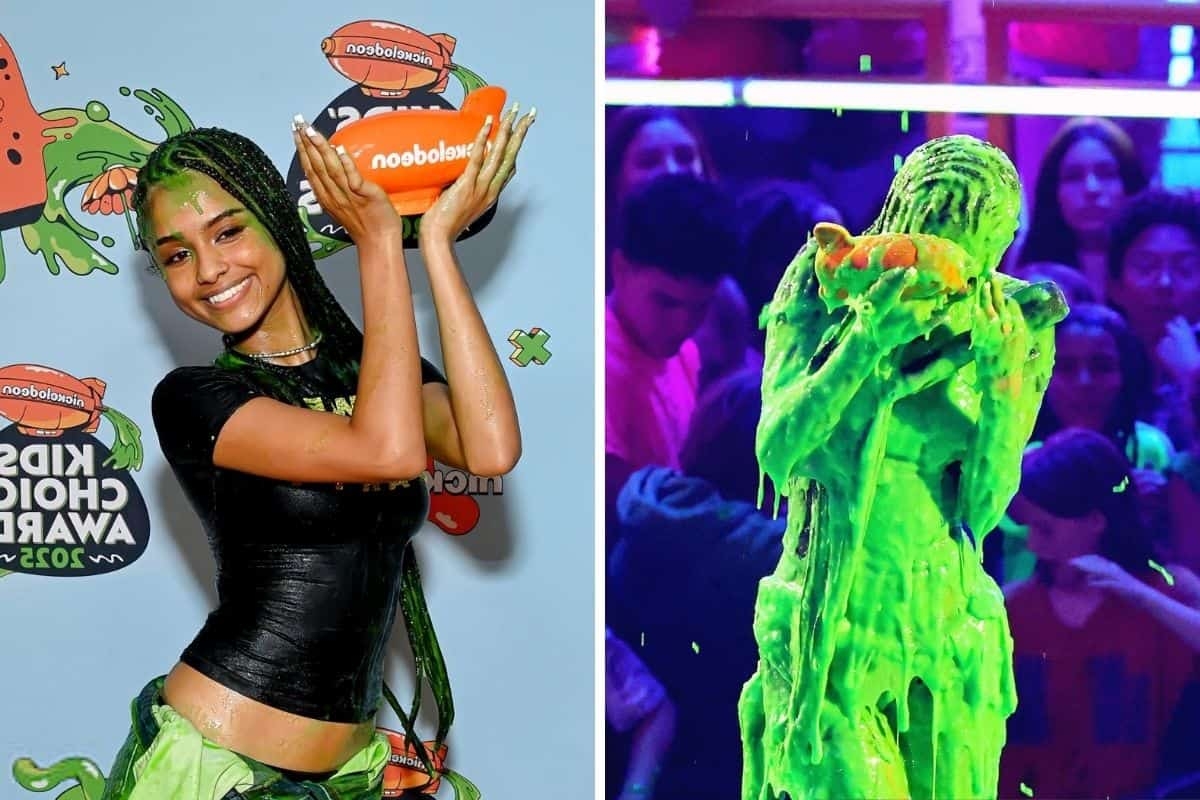 WATCH: Tyla's big Nickelodeon night: Hosting, slime and a big win