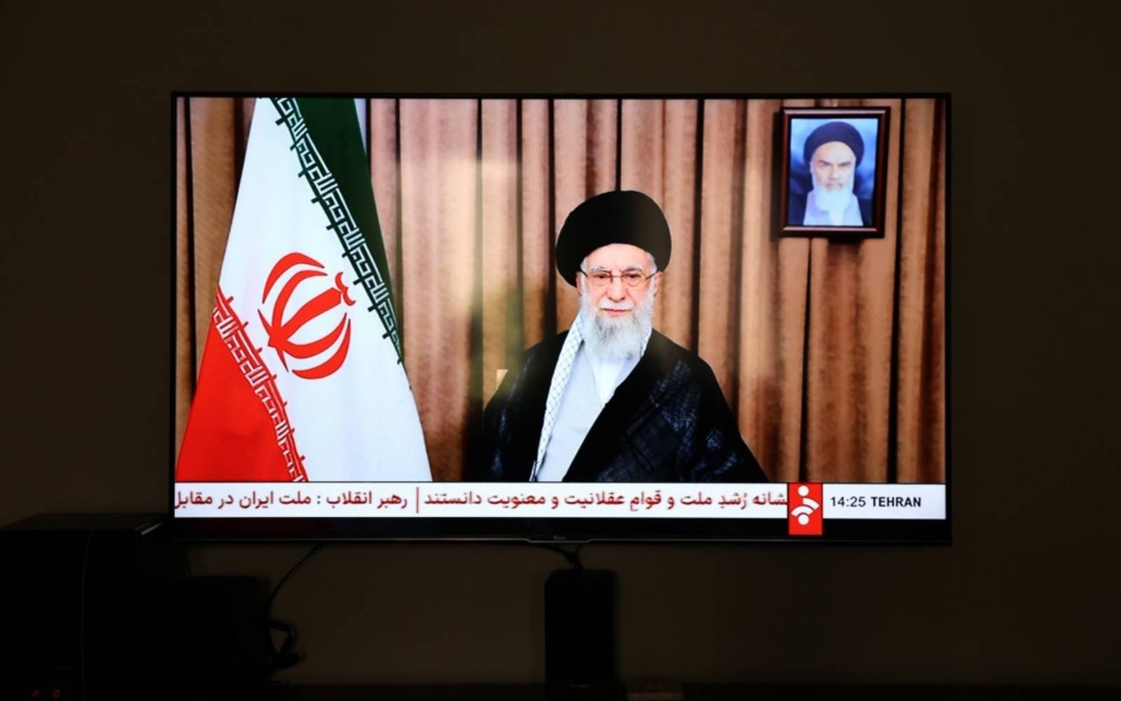 Khamenei says Iran will ‘never surrender', warns off US