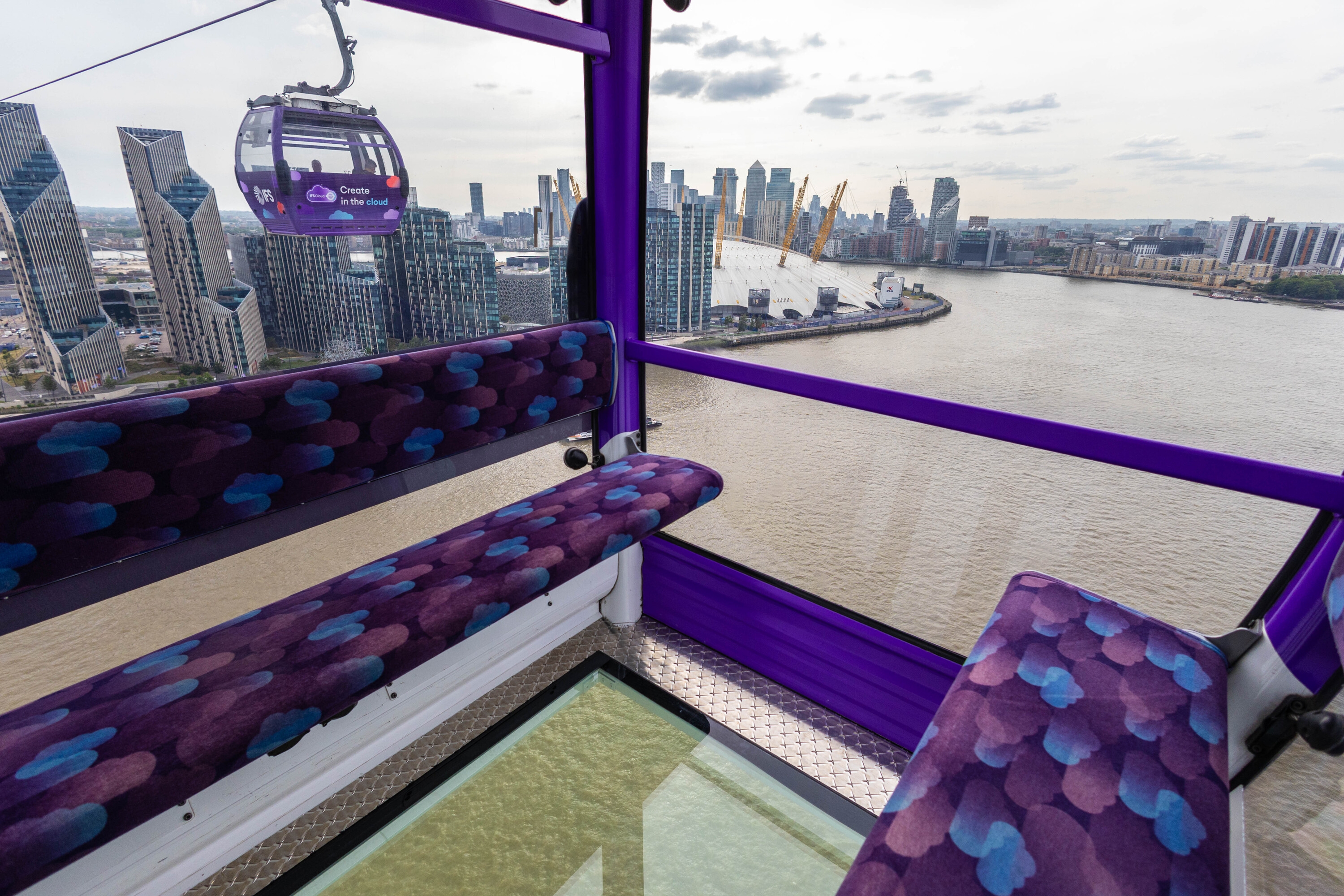 London's cable car is launching an incredible glass floor experience