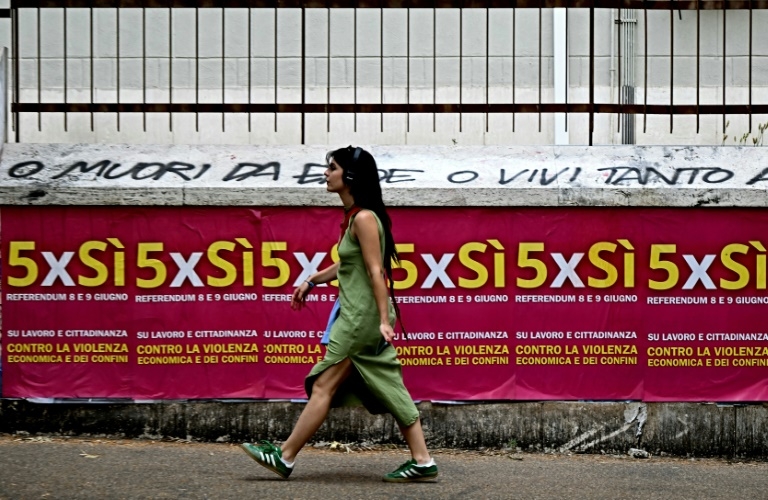 Italy holds referendum on citizenship, workers' rights