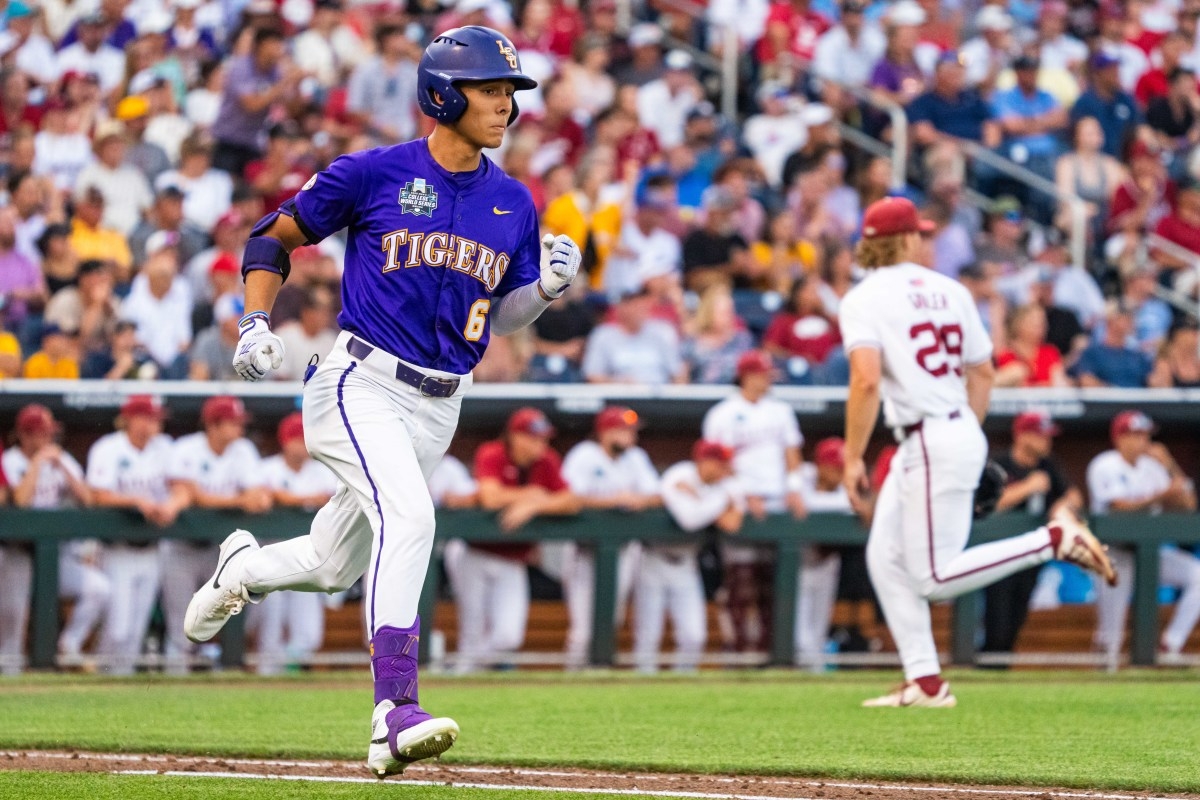 LSU's Derek Curiel Reacts to Beating Arkansas