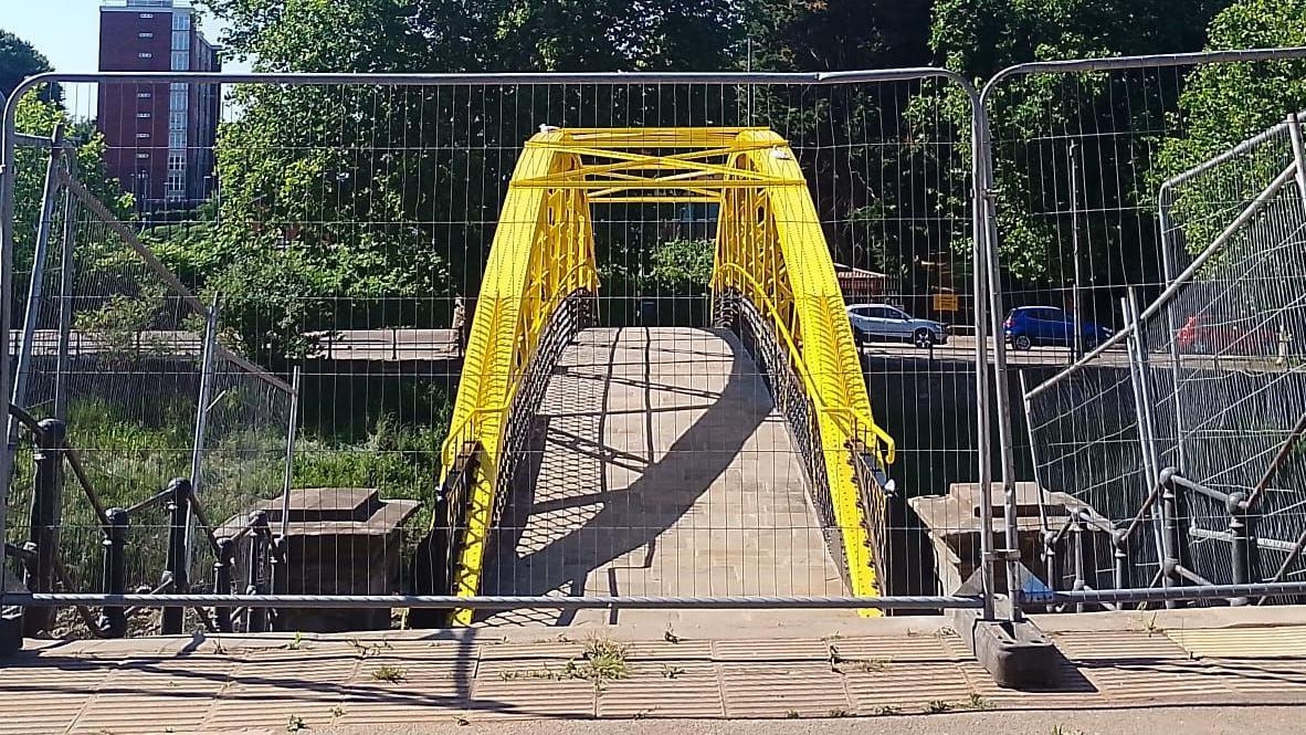 'Banana bridge' reopening after year-long closure