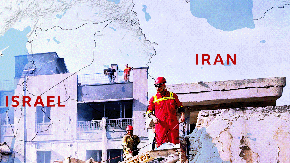 Israel's overnight strike on Iran in maps and images