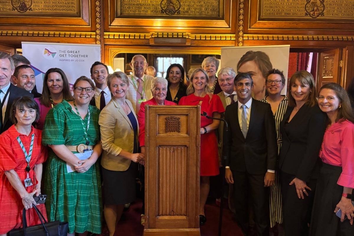 Kim Leadbeater speaks at memorial Get Together for late Jo Cox