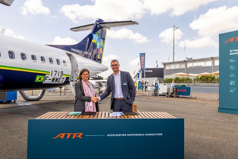 At the 2025 Paris Airshow, ATR Signed an MoU With ATOBA Energy to Improve SAF Access for Regional Airlines, Tackling Key Supply Challenges.