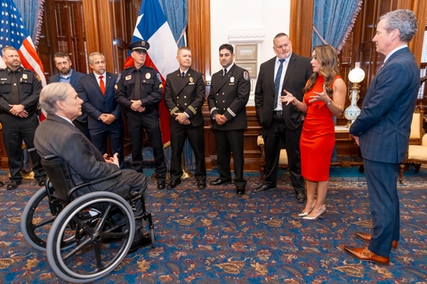 Governor Greg Abbott Welcomes First Responders to Capitol; Recognizing May 14 as Moral Injury Awareness Day Statewide