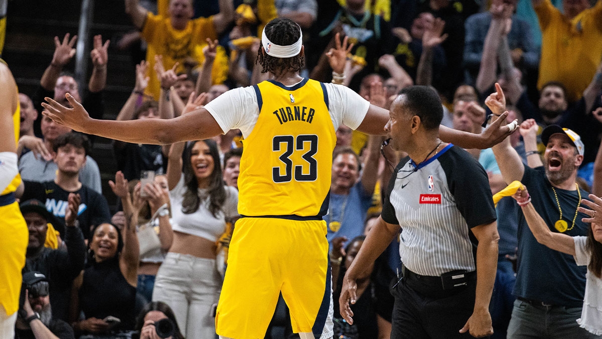 Pacers' Myles Turner discusses Tyrese Haliburton's Game 6 question mark