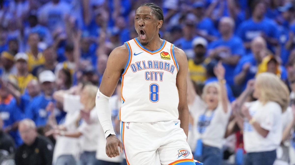 Jalen Williams celebrates Game 5 Thunder crowd after 40-point masterclass
