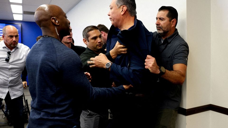 Padilla was pushed to the ground and handcuffed. It highlights a growing trend in the Trump administration