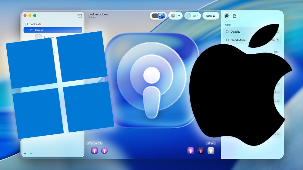 Microsoft's mocking Apple's Liquid Glass UI design, but the joke might be on Windows