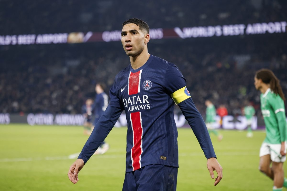 Achraf Hakimi and Lee Kang-in to miss PSG's visit to Saint-Étienne