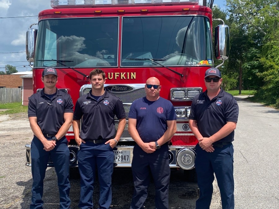 Lufkin Fire Department crew deployed to Smith County ahead of severe weather