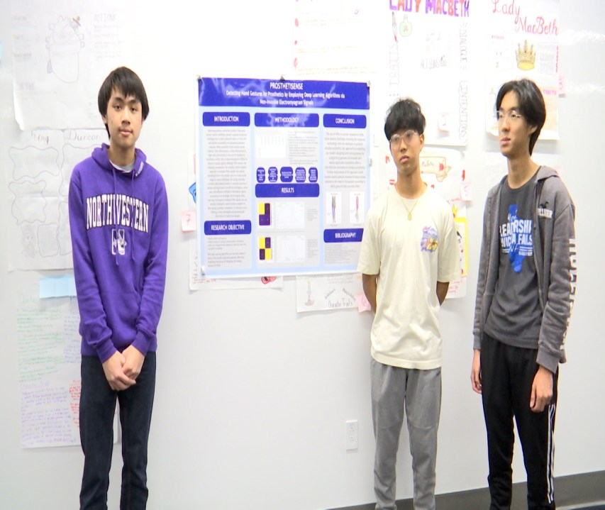 Memorial High students head to global fair with winning AI project