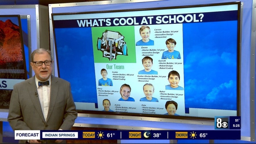 What's Cool At School? – An elementary school robotics team headed to an international competition