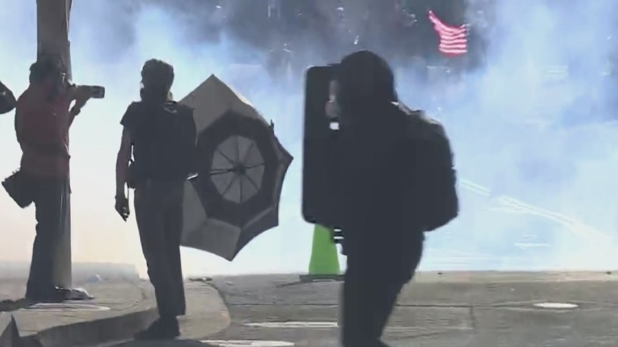 Portland ICE building being restored after riot, protests