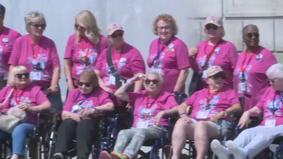 All-female crew of veterans celebrated on Greater STL honor flight