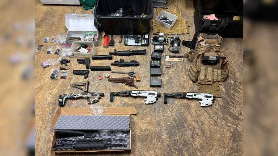 Police bust Northern California man accused of manufacturing several guns, fireworks