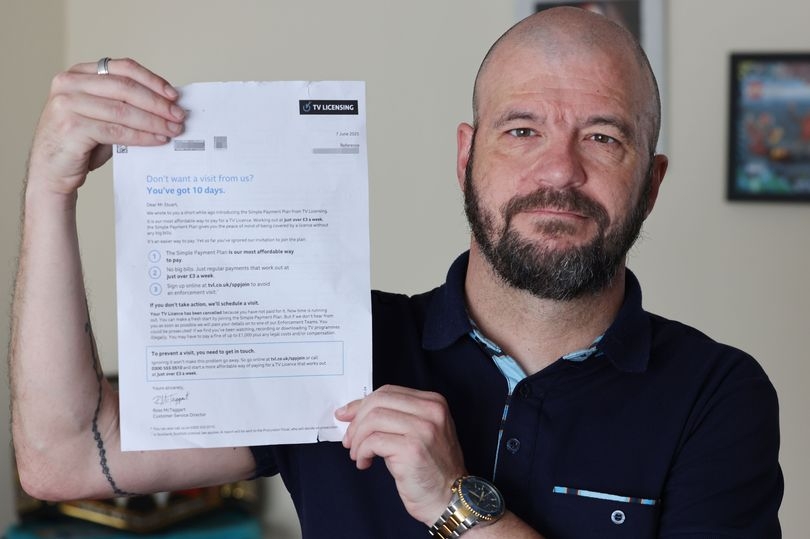 Man thought he'd beaten TV licence system - then a letter turned up