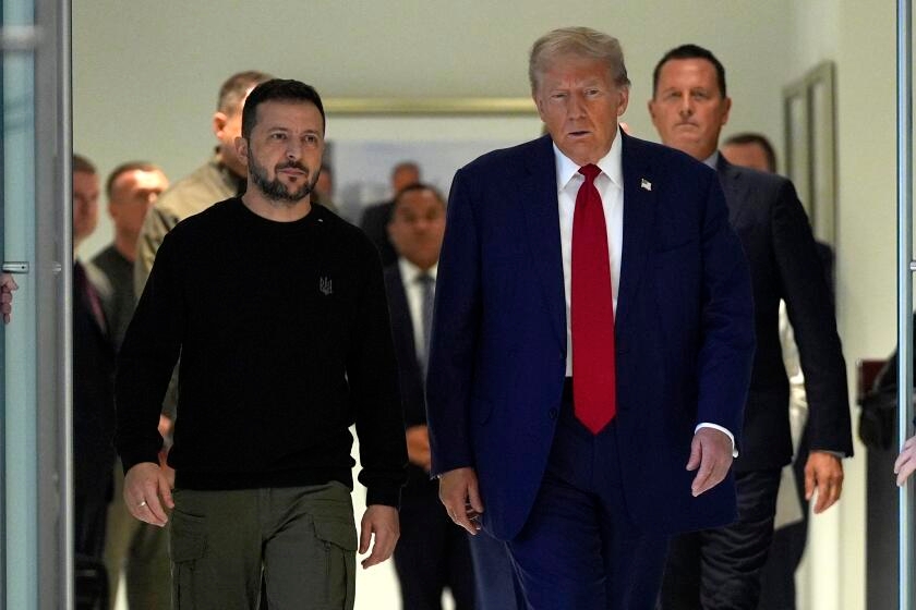 Letters to the Editor: Telling Ukraine to surrender won't win Trump the Nobel Peace Prize