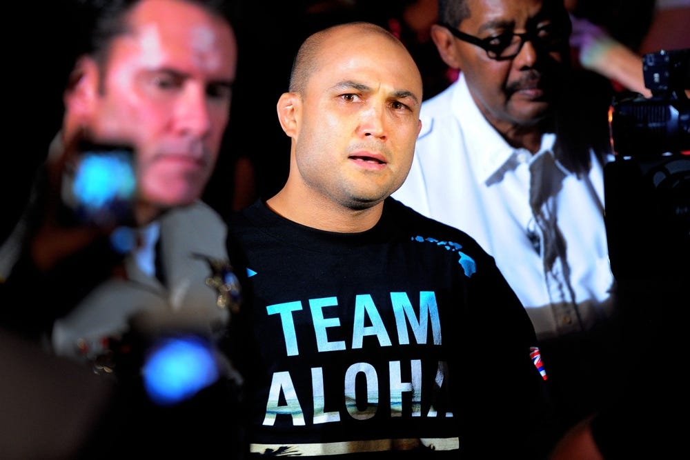Brendan Schaub worried for B.J. Penn's mental health after being targeted in bizarre post