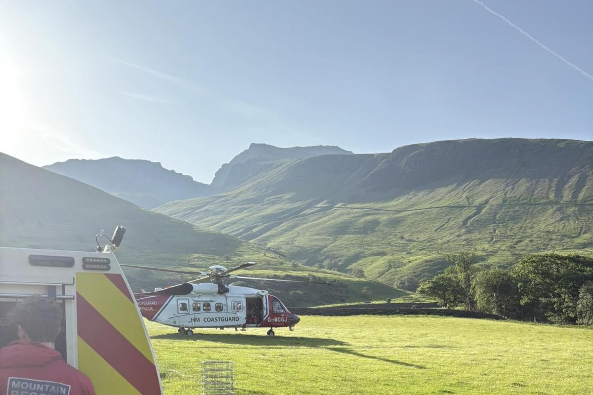 Hiker collapses near summit of Scafell Pike