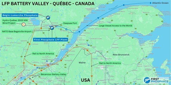 First Phosphate Applauds Canadian Federal Election Discourse on the Development of Quebec's Clean Igneous Phosphate Reserves