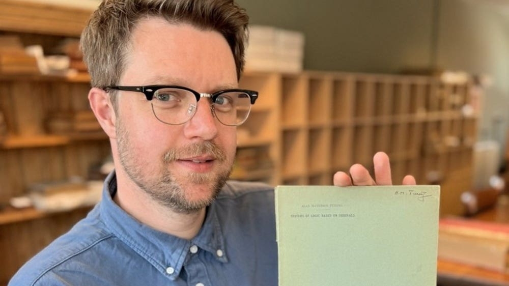 Codebreaker Alan Turing's scientific papers sell for ‘record' £465,000