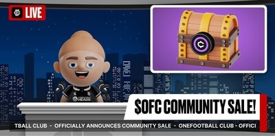 OneFootball Announces Community Presale Of 'OneFootball Credits' ($OFC)
