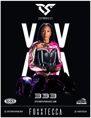 Dystany Spurlock to Make NHRA History With Support From Foxxtecca
