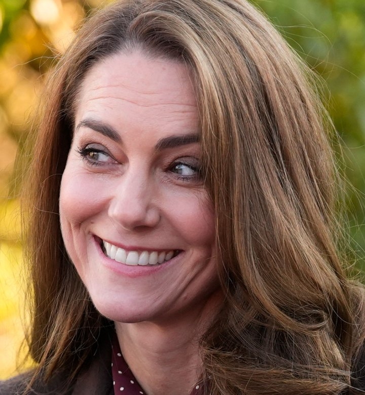 Kate Middleton Stuns in Chic Olive Power Suit by Victoria Beckham (& Pays Tribute to Queen Elizabeth)