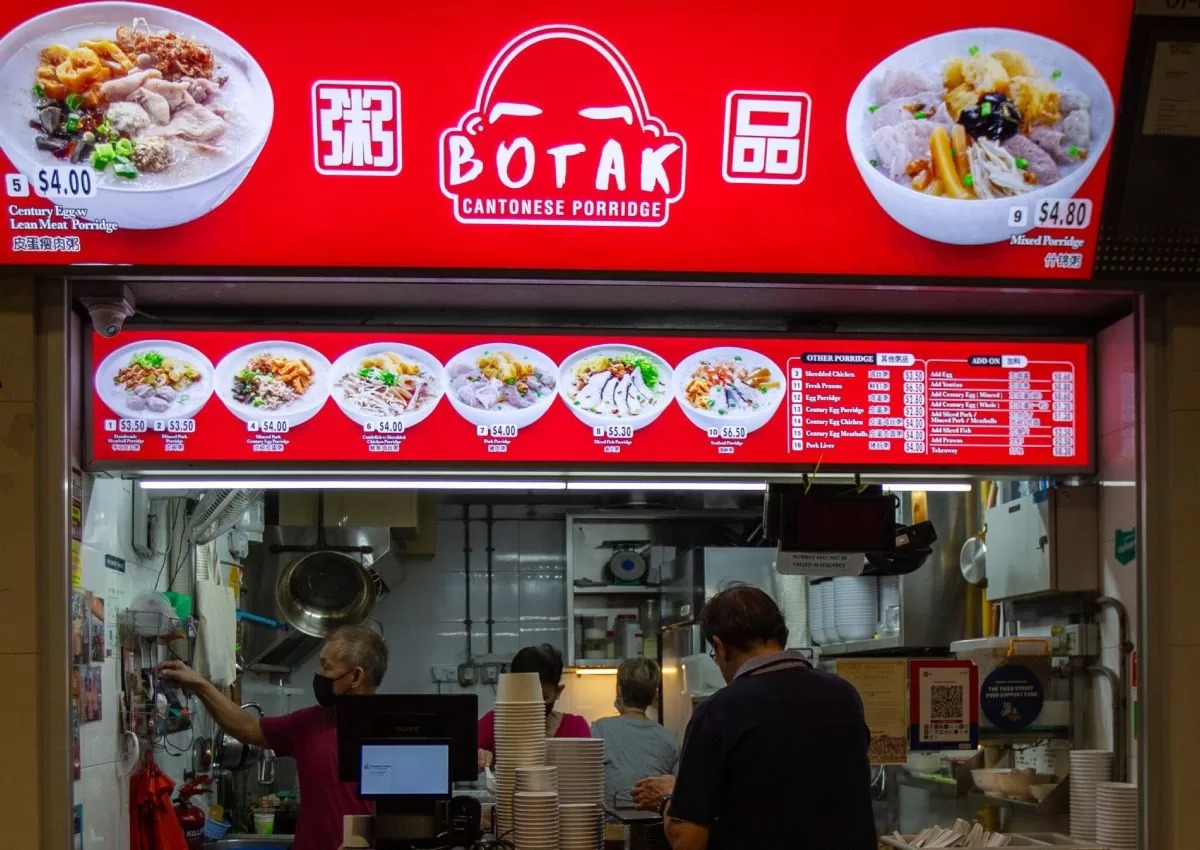 500 free bowls of porridge a month at Botak Cantonese Porridge for CHAS card holders