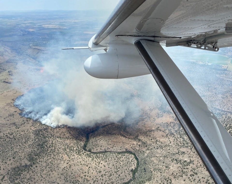 Alder Spring Fire in central Oregon grows to 2,500 acres; Cove Palisades evacuated
