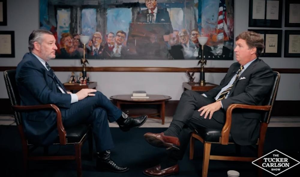 Tucker Carlson confronts Ted Cruz on Iran as Maga rift erupts into public view