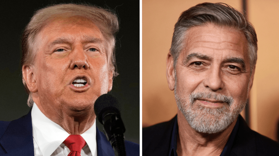 George Clooney: ‘Everybody worries' about being targeted by Trump