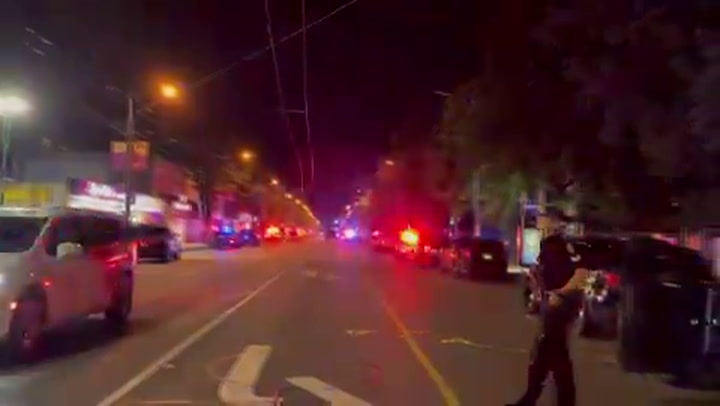 Raw video: Vancouver police on the scene after several people killed at Lapu Lapu Day