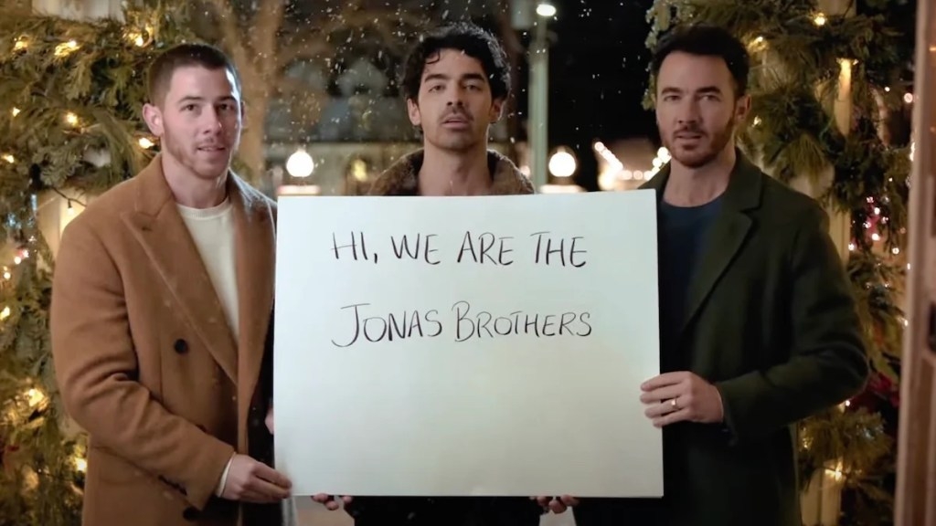 Jonas Brothers Set 2025 Christmas Movie at Disney+ With ‘Love Actually'-Themed Teaser