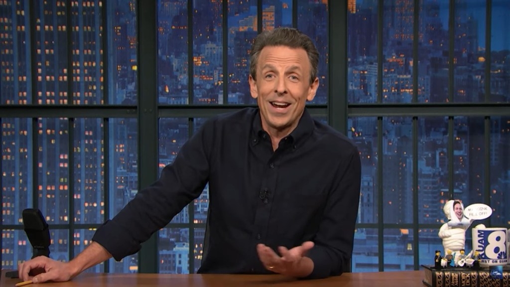 Seth Meyers Shocks With Matt Lauer Joke at NBC Upfronts