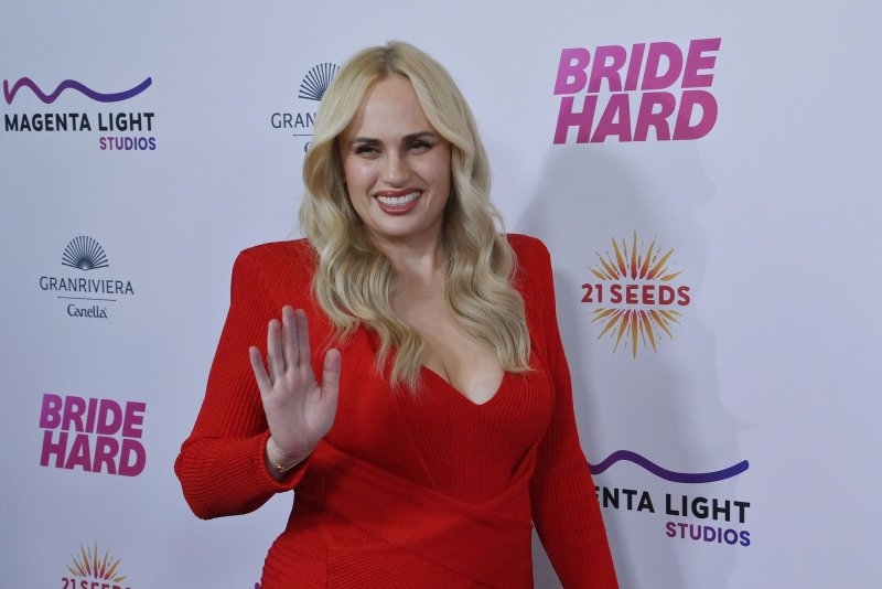 Look: Rebel Wilson, Anna Camp step out at 'Bride Hard' premiere