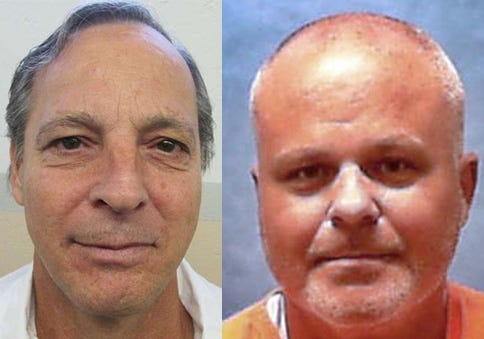 2 men executed on same day: Anthony Wainwright in Florida, Gregory Hunt in Alabama