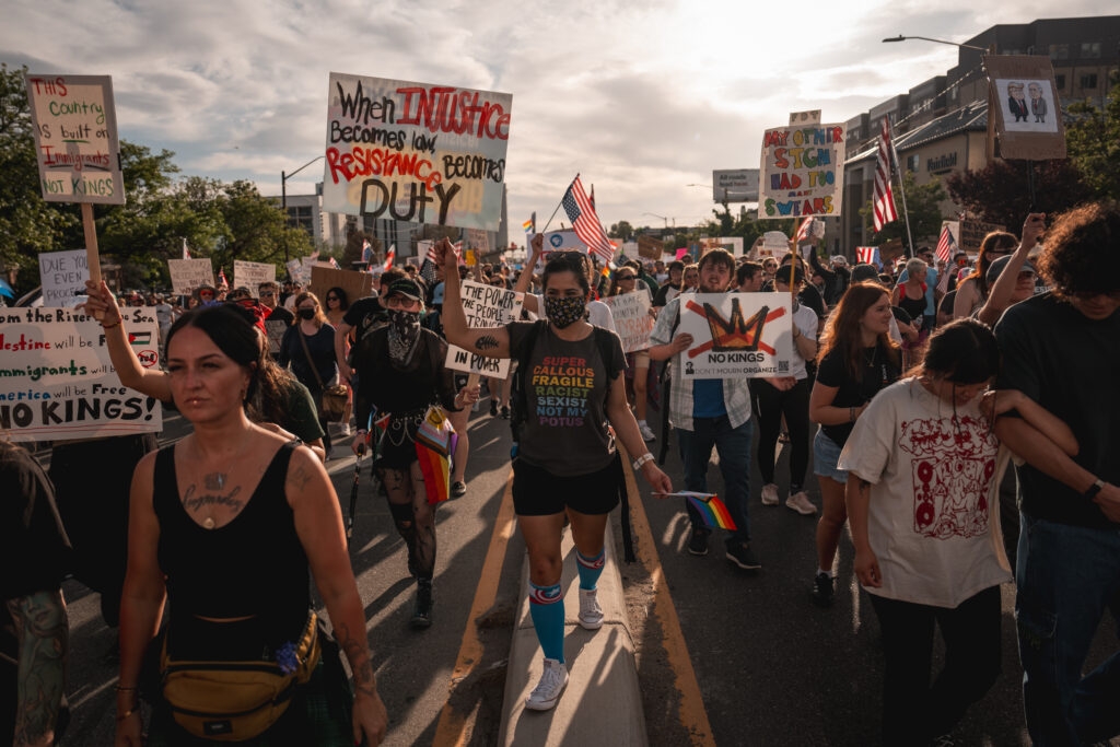 Before the shots rang out, nonviolence and unity defined ‘No Kings' protest