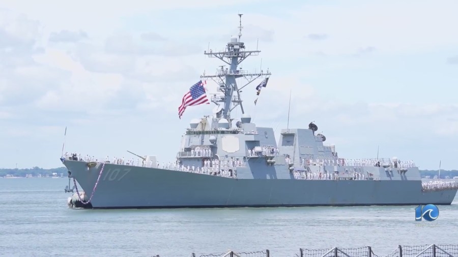 USS Gravely returns to Naval Station Norfolk