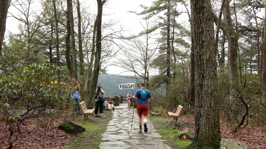 Racers explore Cooper's Rock for 50km and Half Marathon Trail Race