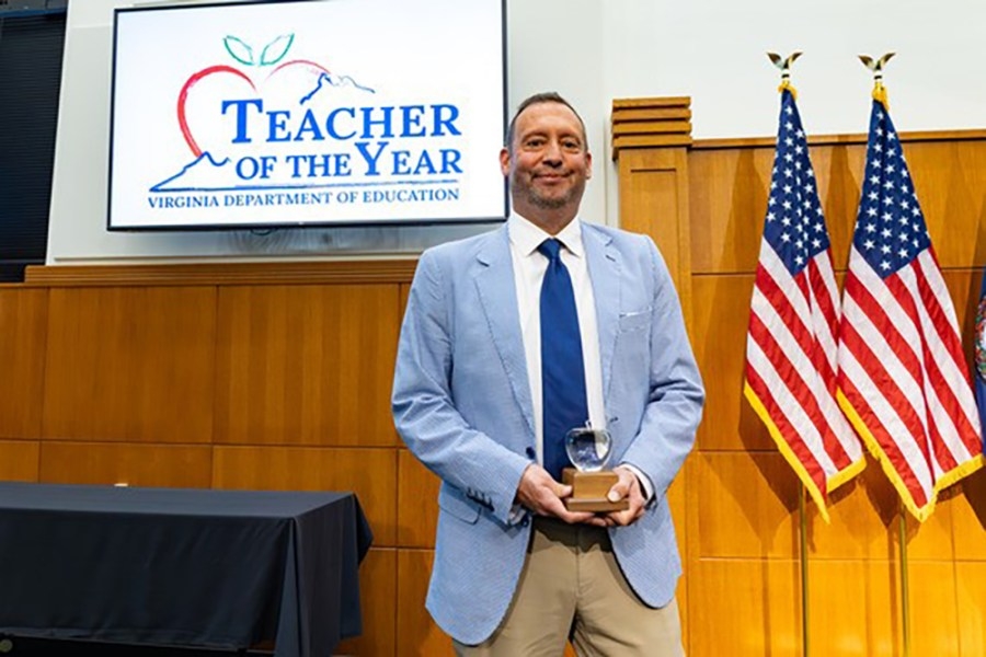 Roanoke County educator named as 2026 ‘Virginia Teacher of the Year'