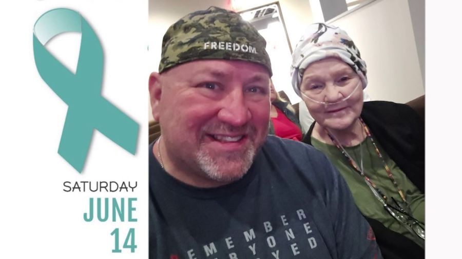 Local Navy veteran rallies bike run for mom's cancer fight
