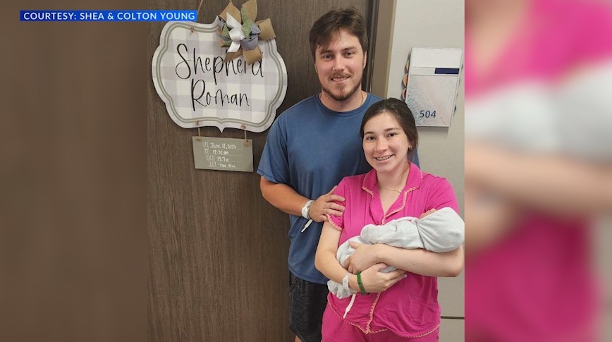 Mobile mom gives birth in hospital parking lot