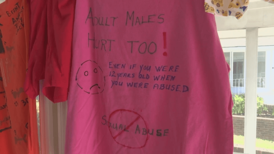 People gather at Crystal Coast to support survivors of sexual assault