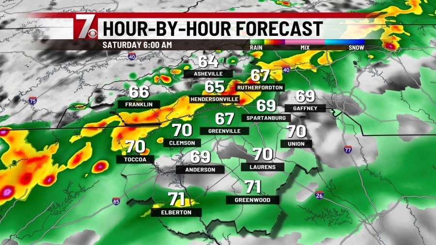 Severe thunderstorm watch issued for Upstate, western North Carolina