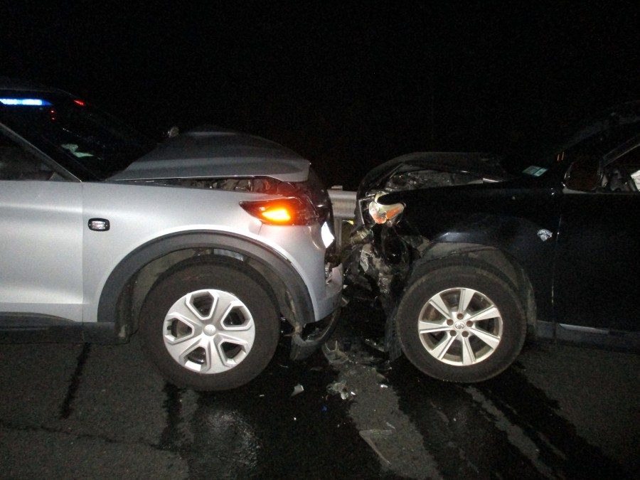 3 Connecticut State Police cruisers struck in 2-day span